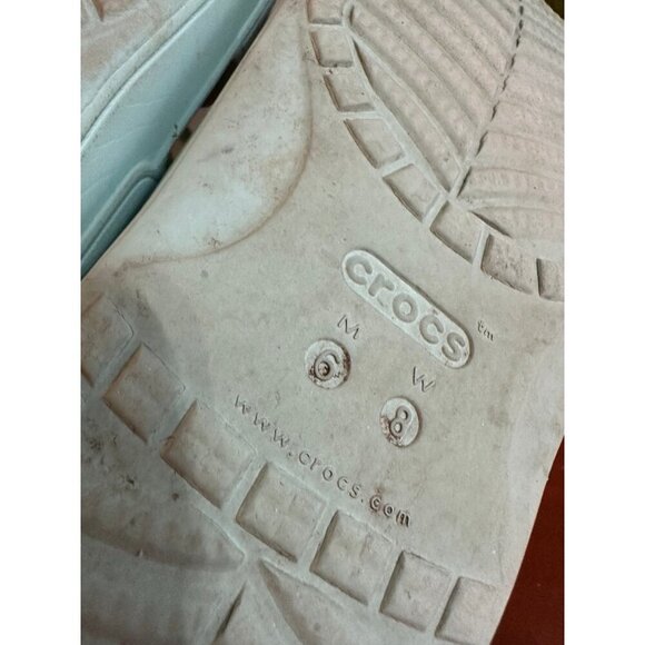 CROCS women’s size 8, blue strappy sandals - Picture 11 of 12